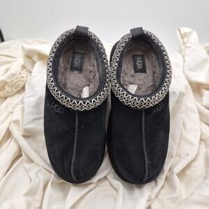 UGG Tasman Slipper Clog slip on Black Platform Women's size 6